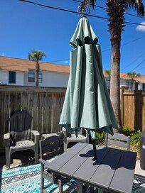 So nice to have this private area to enjoy out the back door