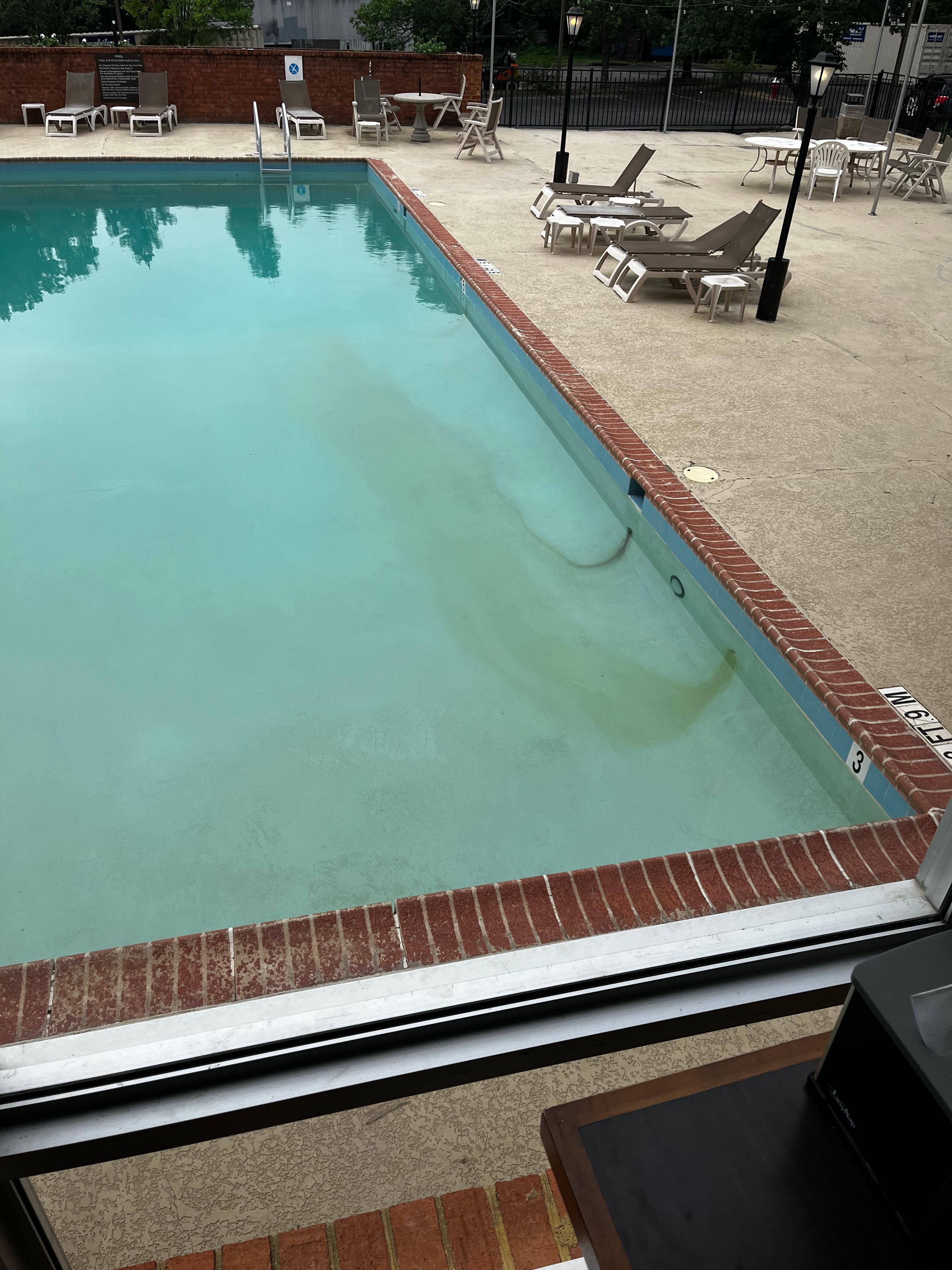 Pool cloudy and dirty