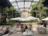 The terrace