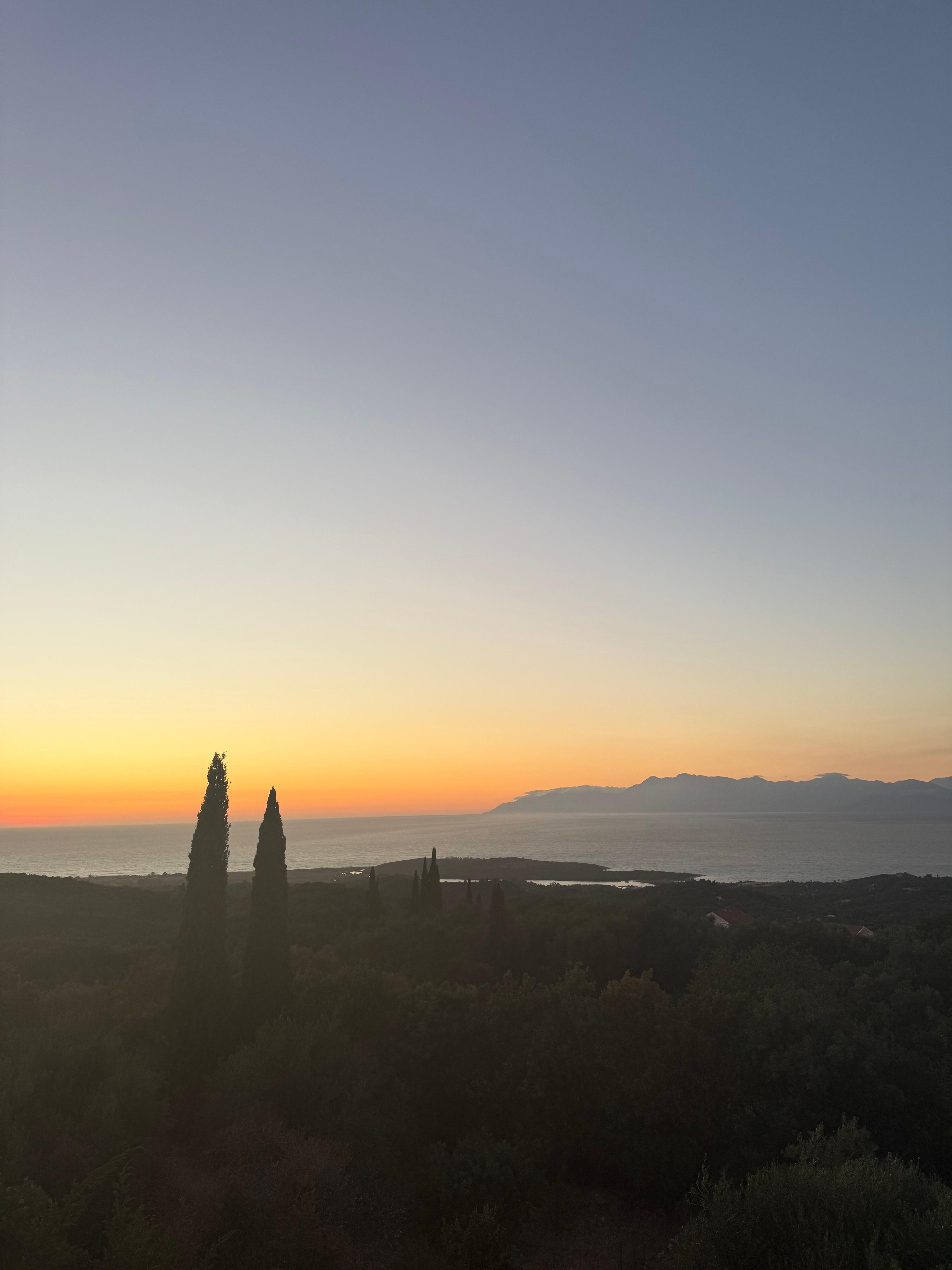 Sunset from the Villa