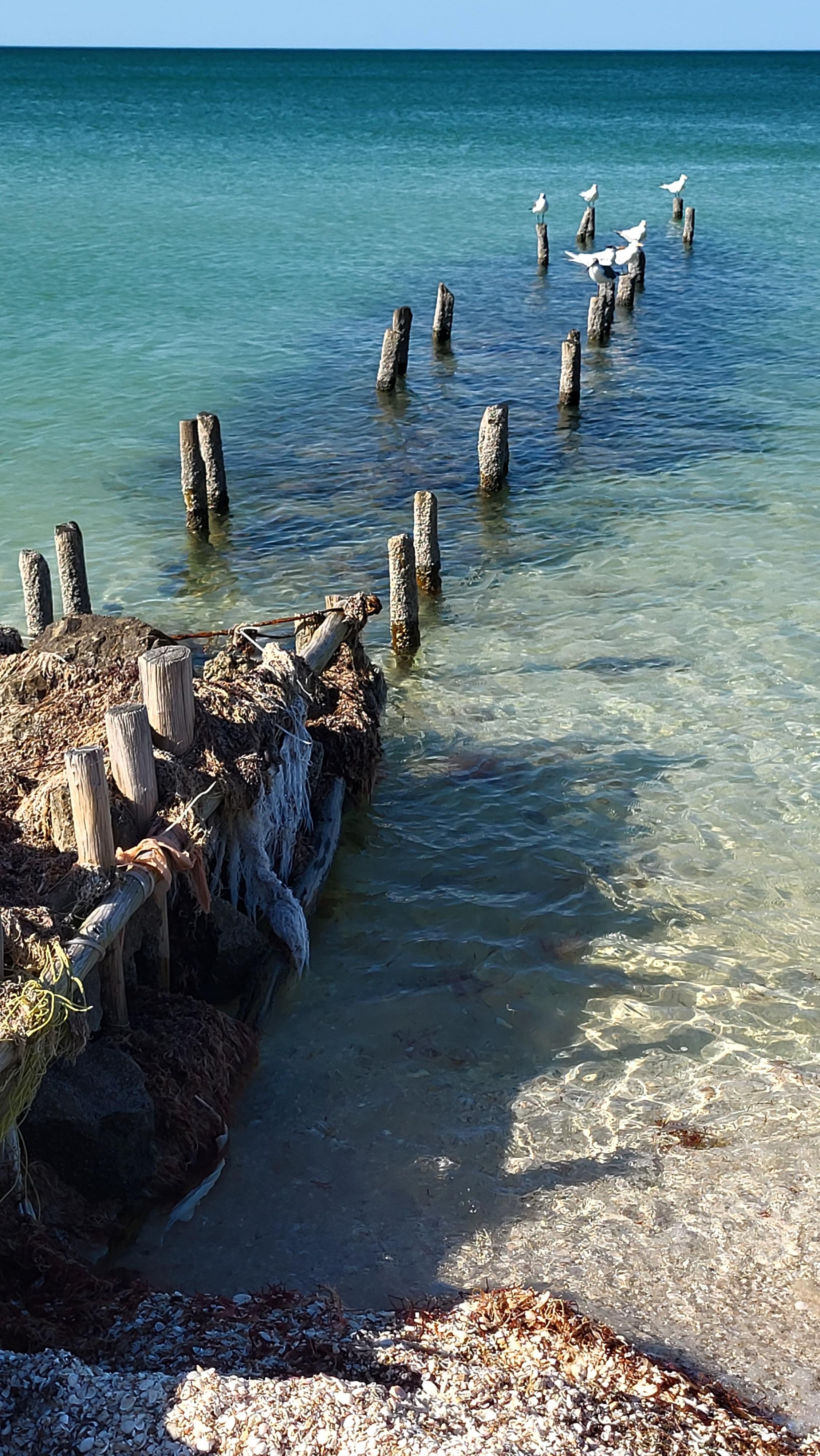 The small breakwater.