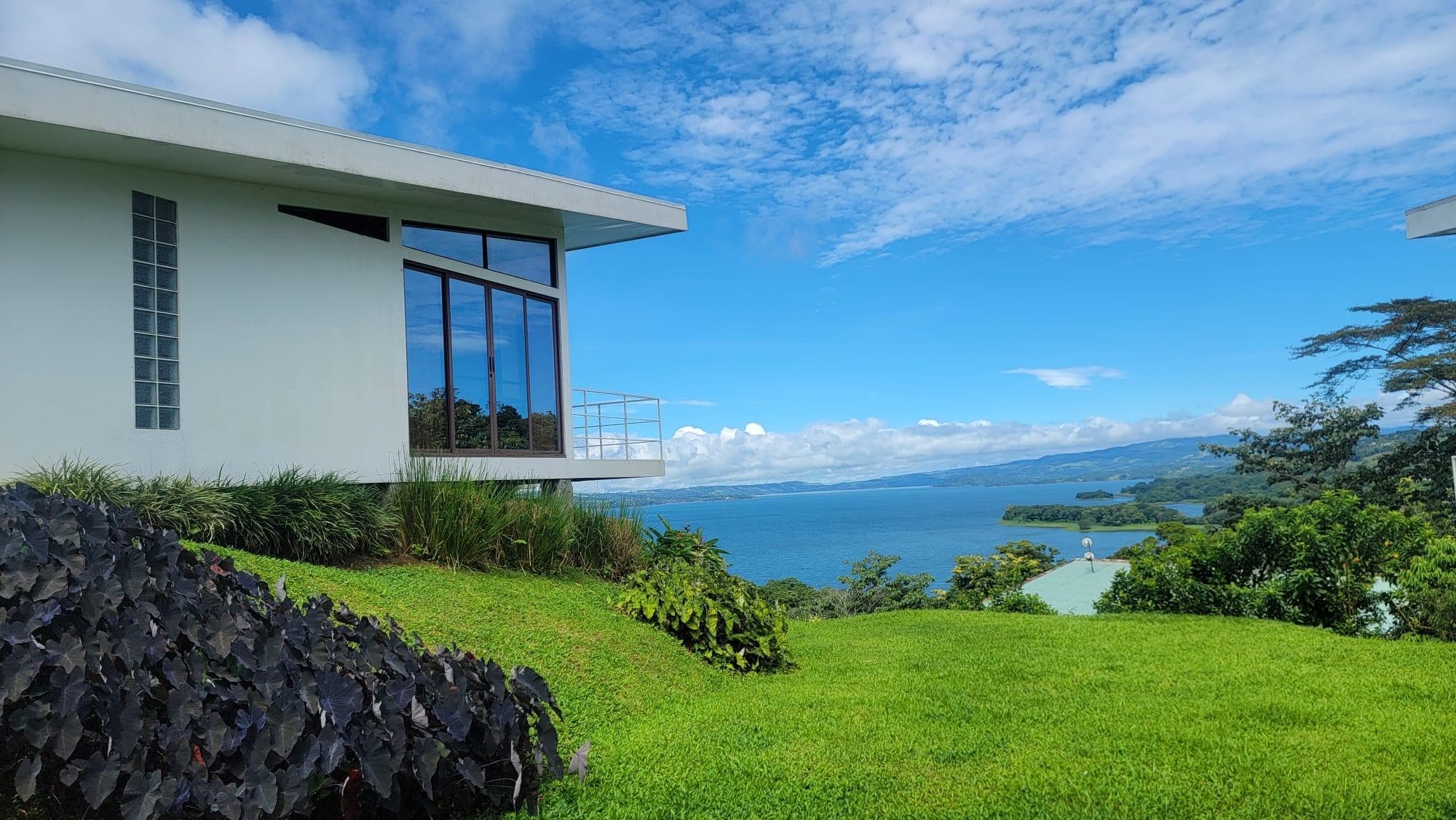 View from breakfast area 