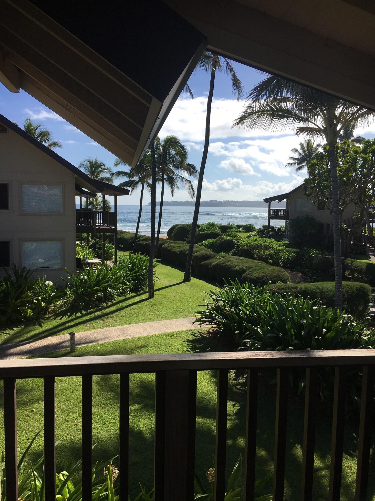 Balcony for coffee