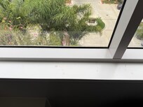 Stains on window area