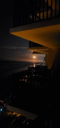Viewed a SpaceX launch from our oceanfront room