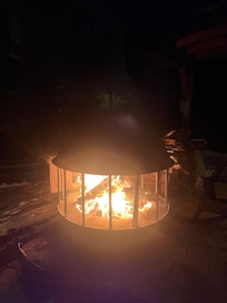 This outdoor fire was so fun and relaxing!!