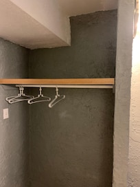 No iron or safe or extra blanket/pillow