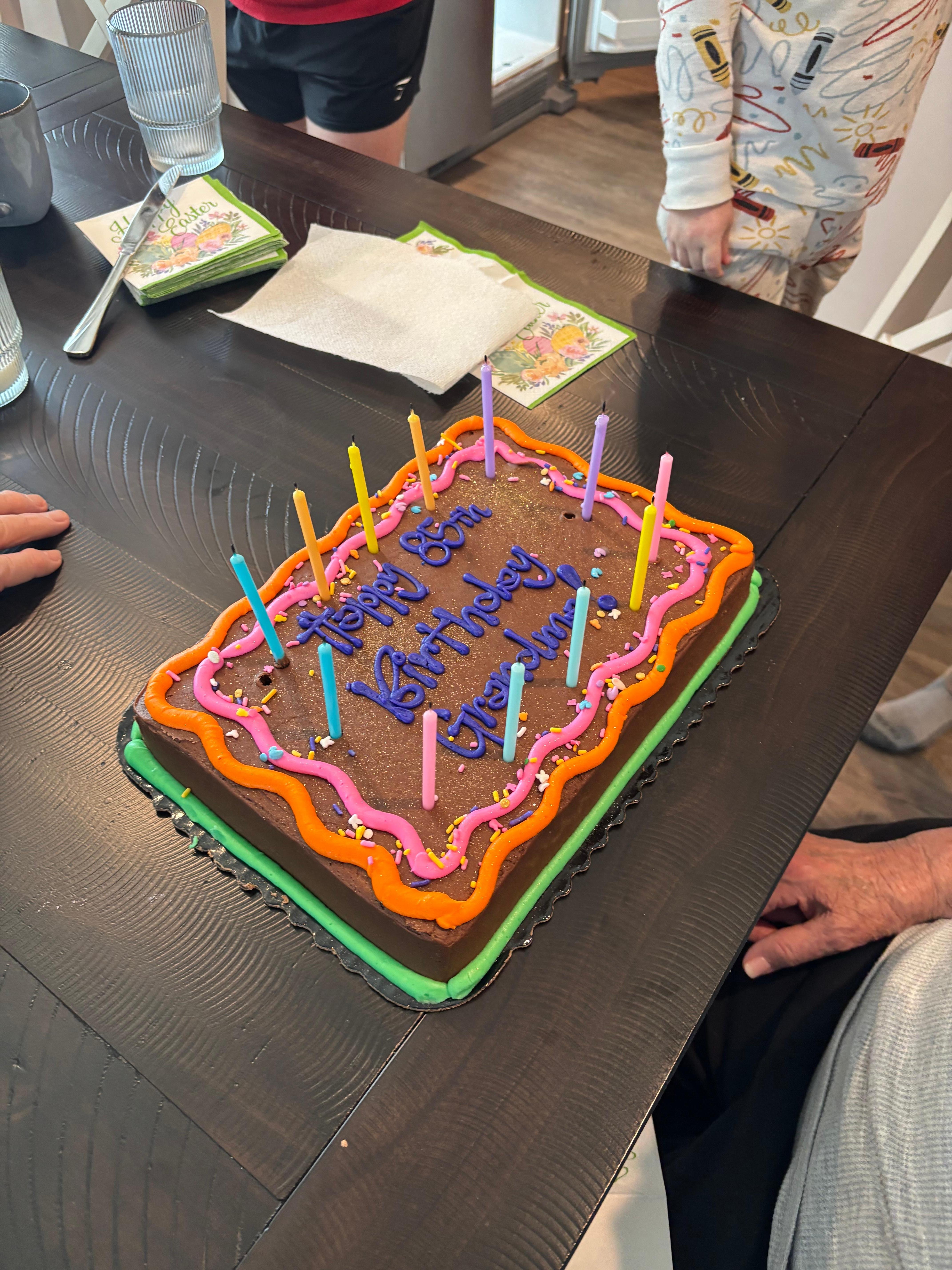 Large kitchen area- open concept. 