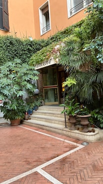 A welcoming entrance