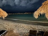 Night view of our beach.