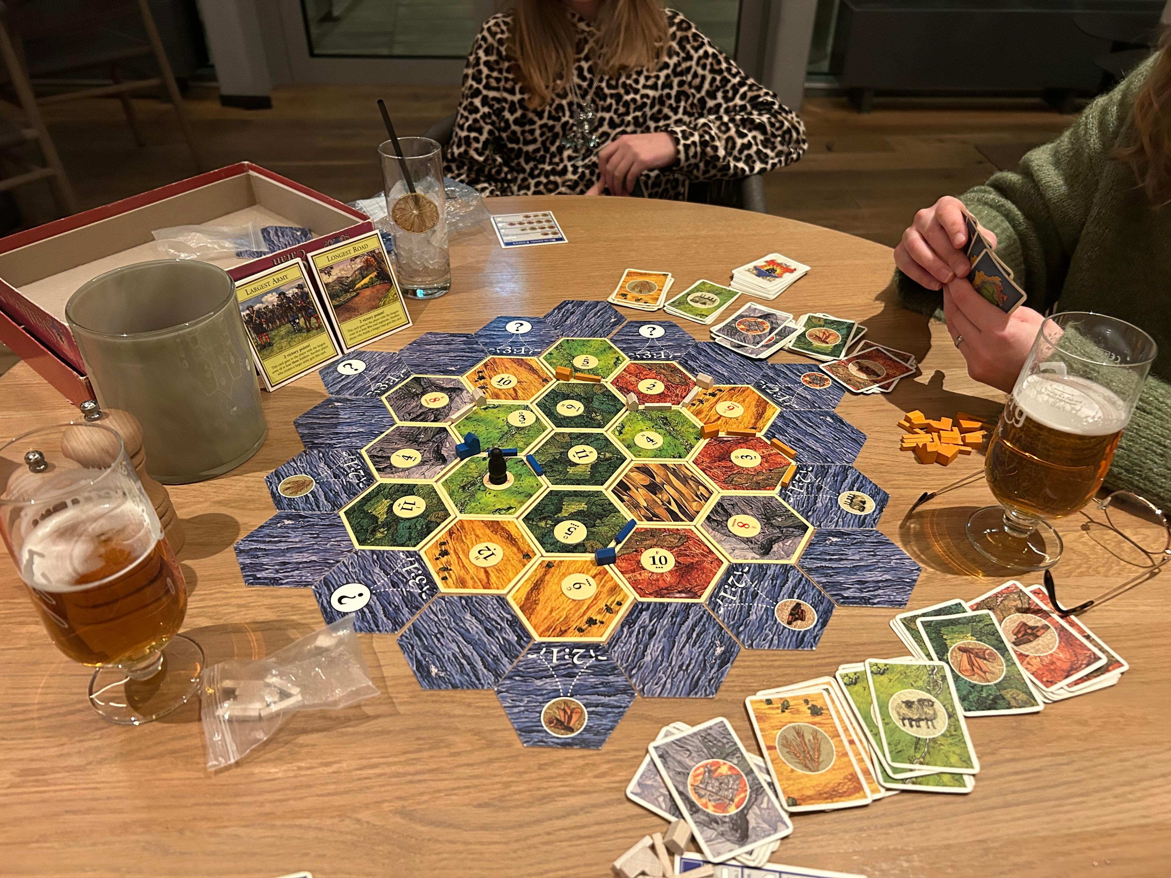 Perfekta utrymmen för umgänge och brädspel.