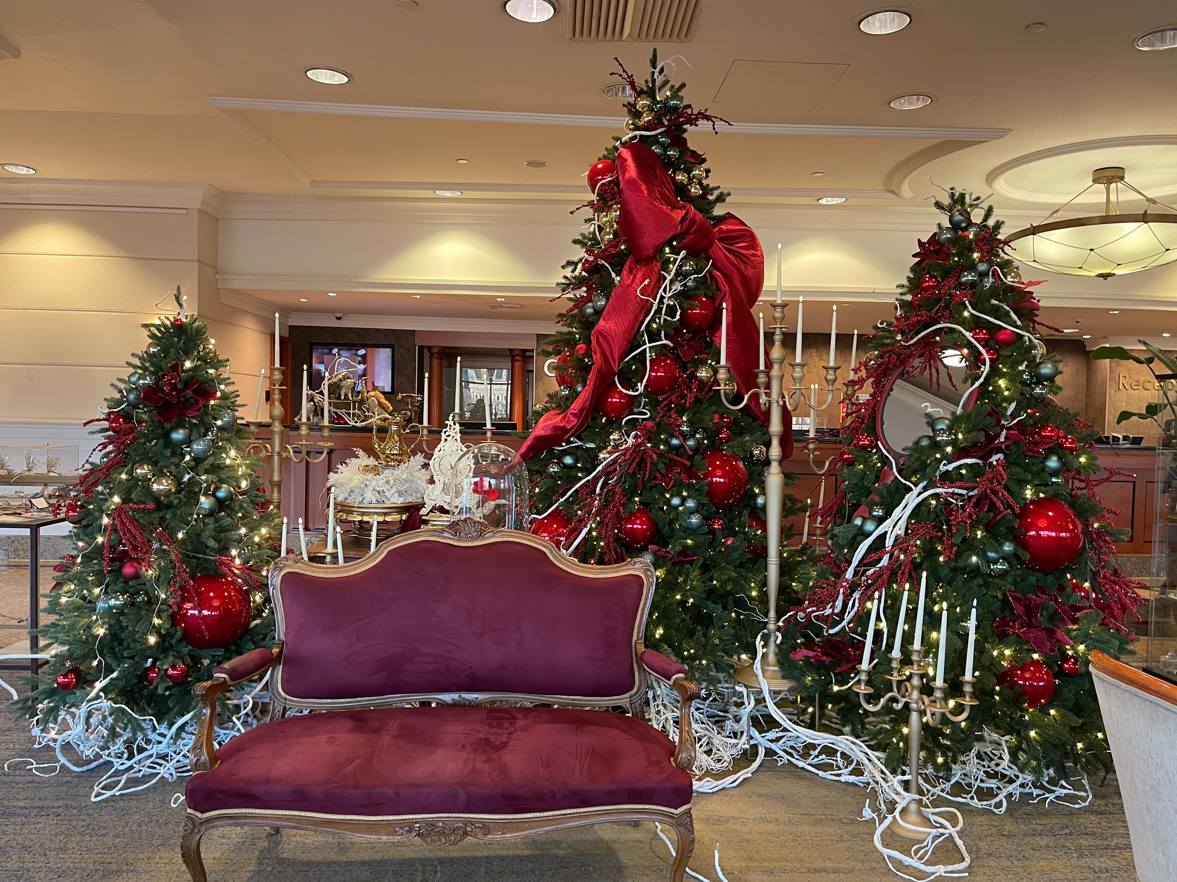 クリスマス時期のロビー