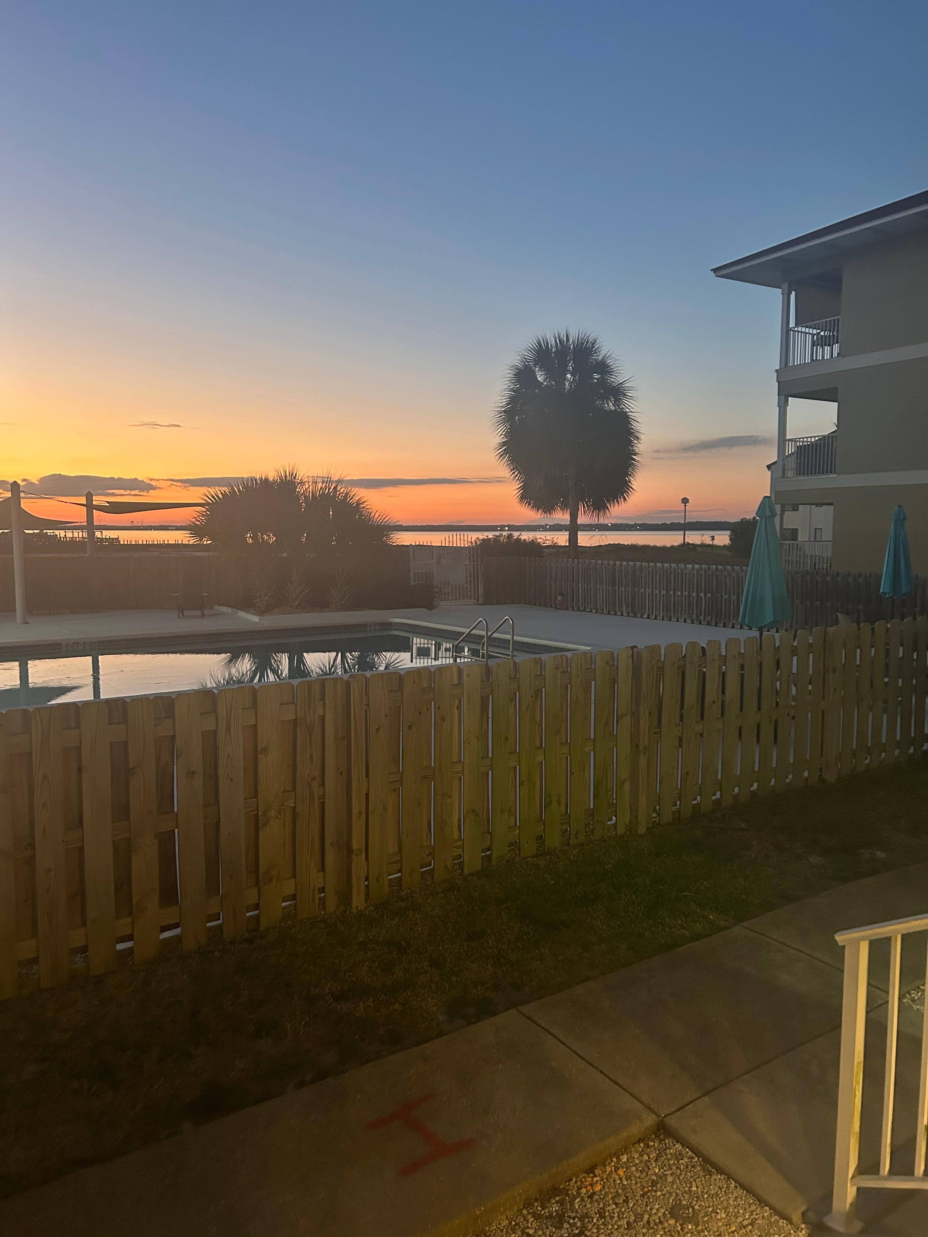 View from the balcony 