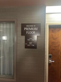 Premium floor rooms
