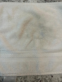 Linen was old and stained; photo is “clean” washcloth