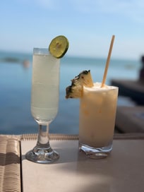 Poolside drink service