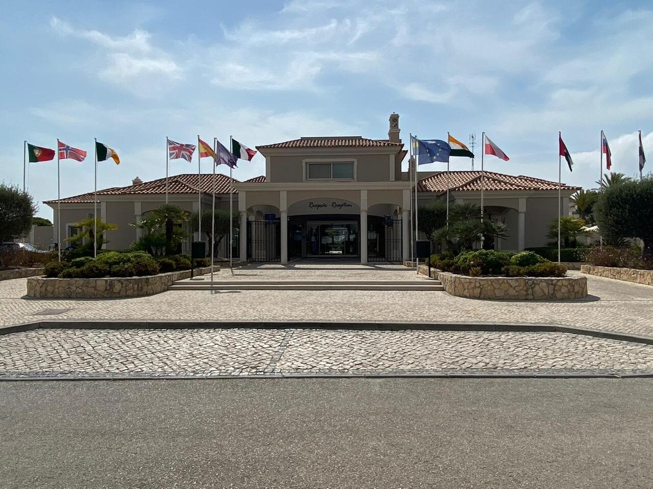 Beach club reception entrance