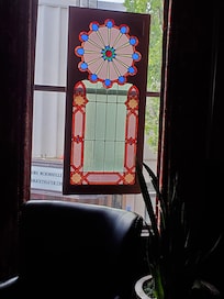 Stained glass in Coffee room
