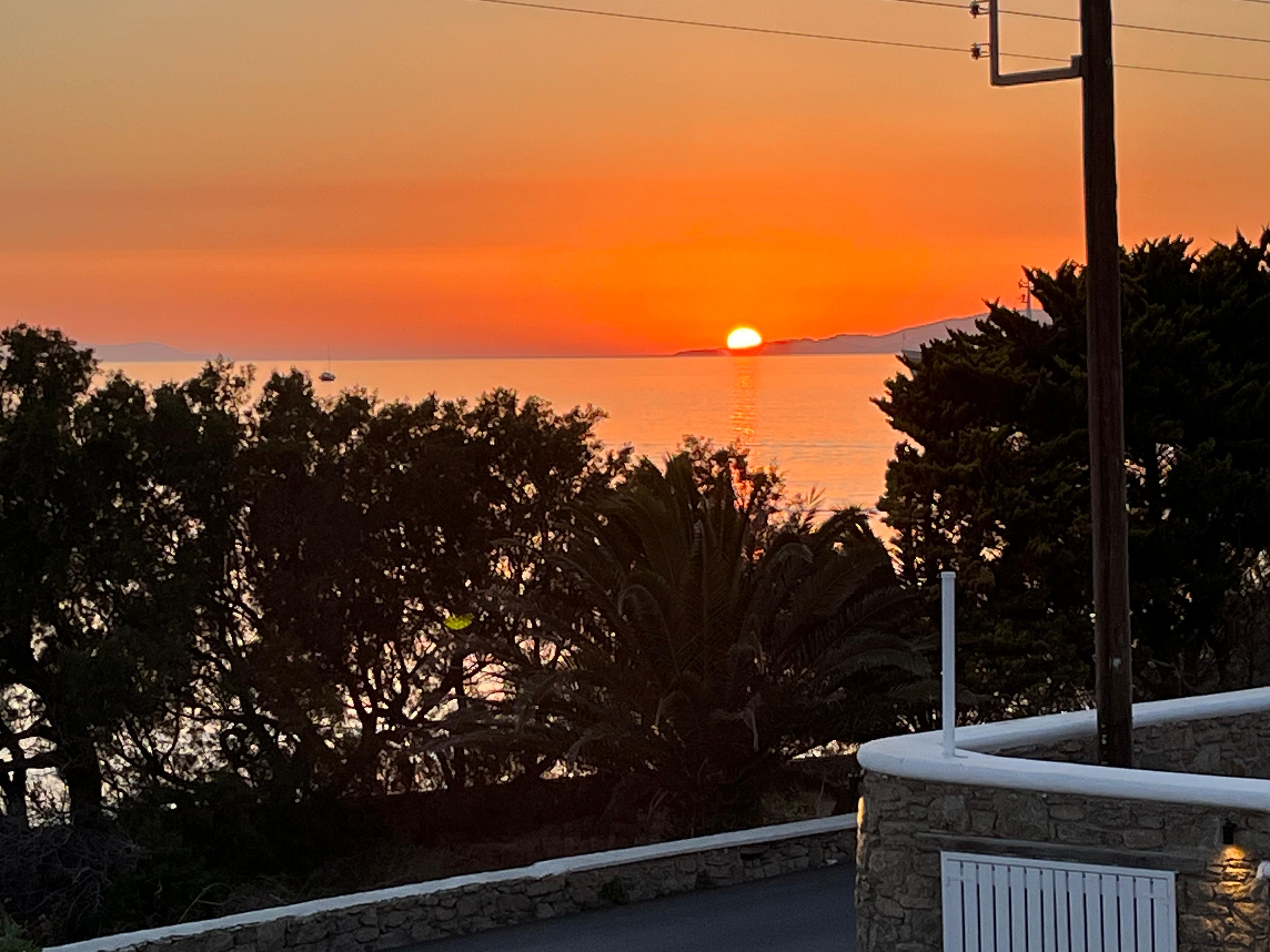 Sunsets from my parents room