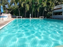 Cold pool, but nice view