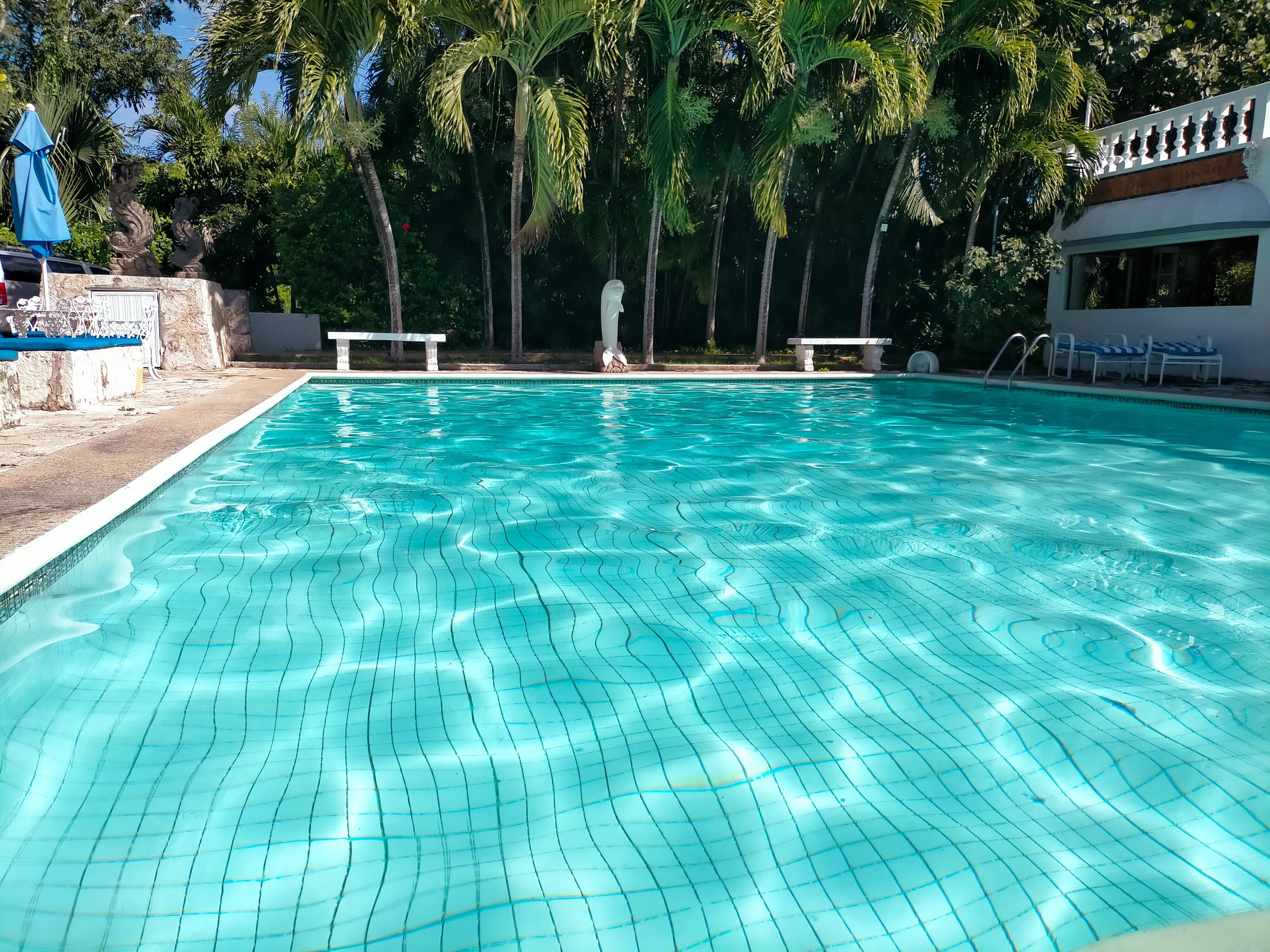 Cold pool, but nice view