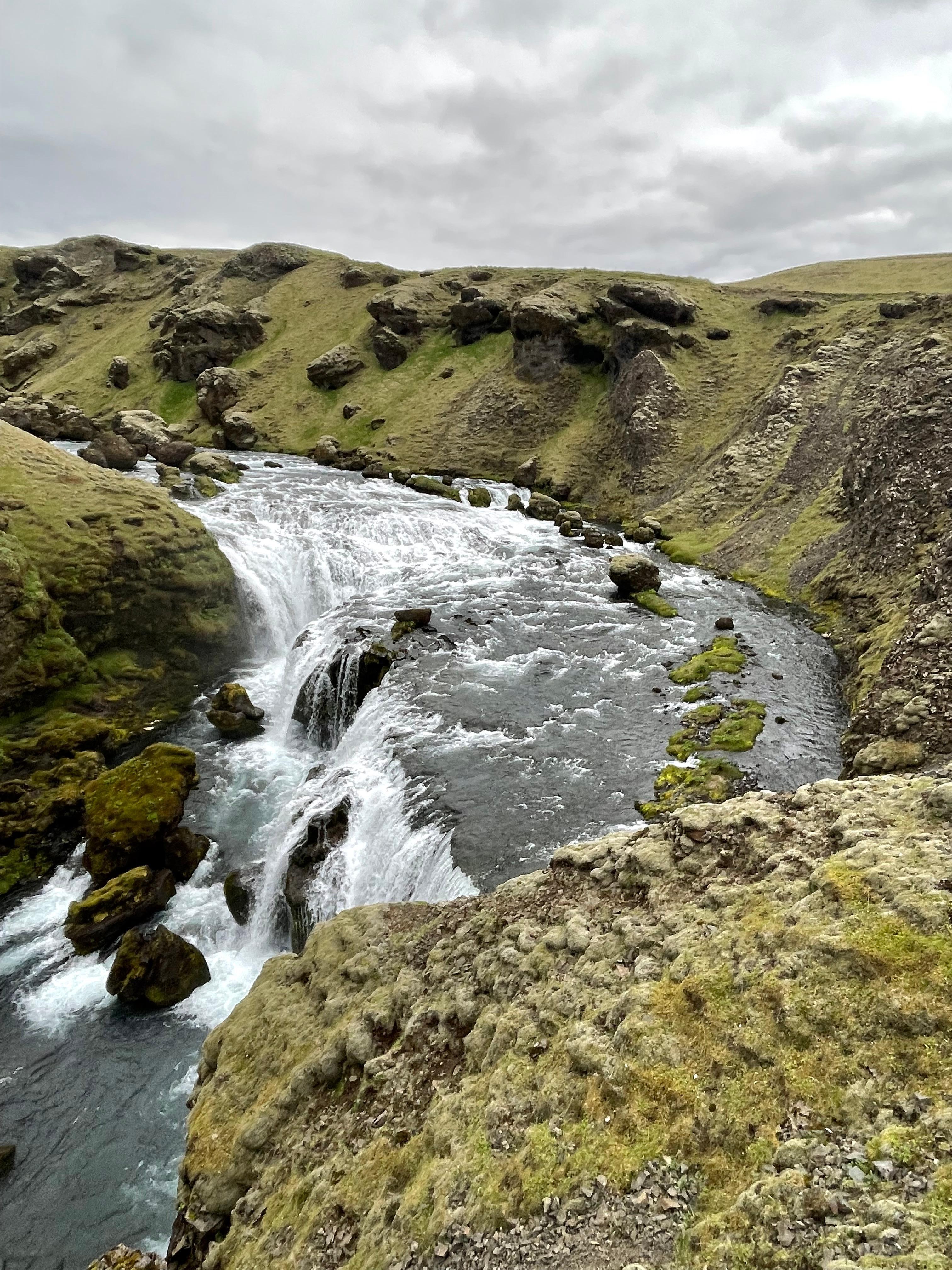 At Skogafoss go to the top and keep walking.  It’s amazing.