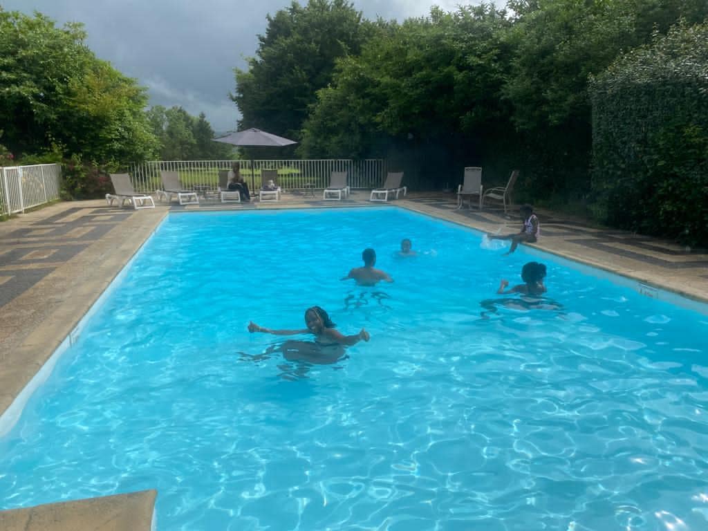 Piscine qui nous à chouchouter pendant la pluie.