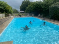 Piscine qui nous à chouchouter pendant la pluie.