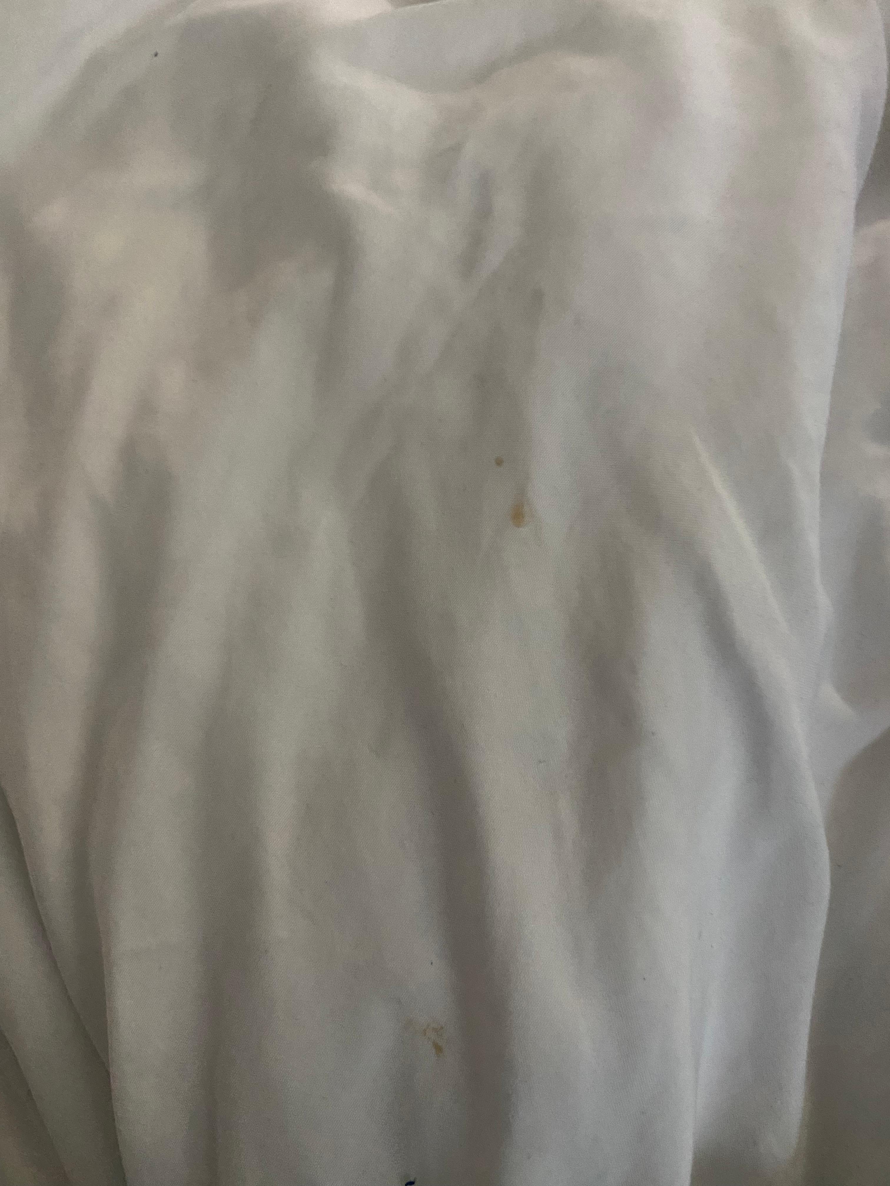 Stains on bedding