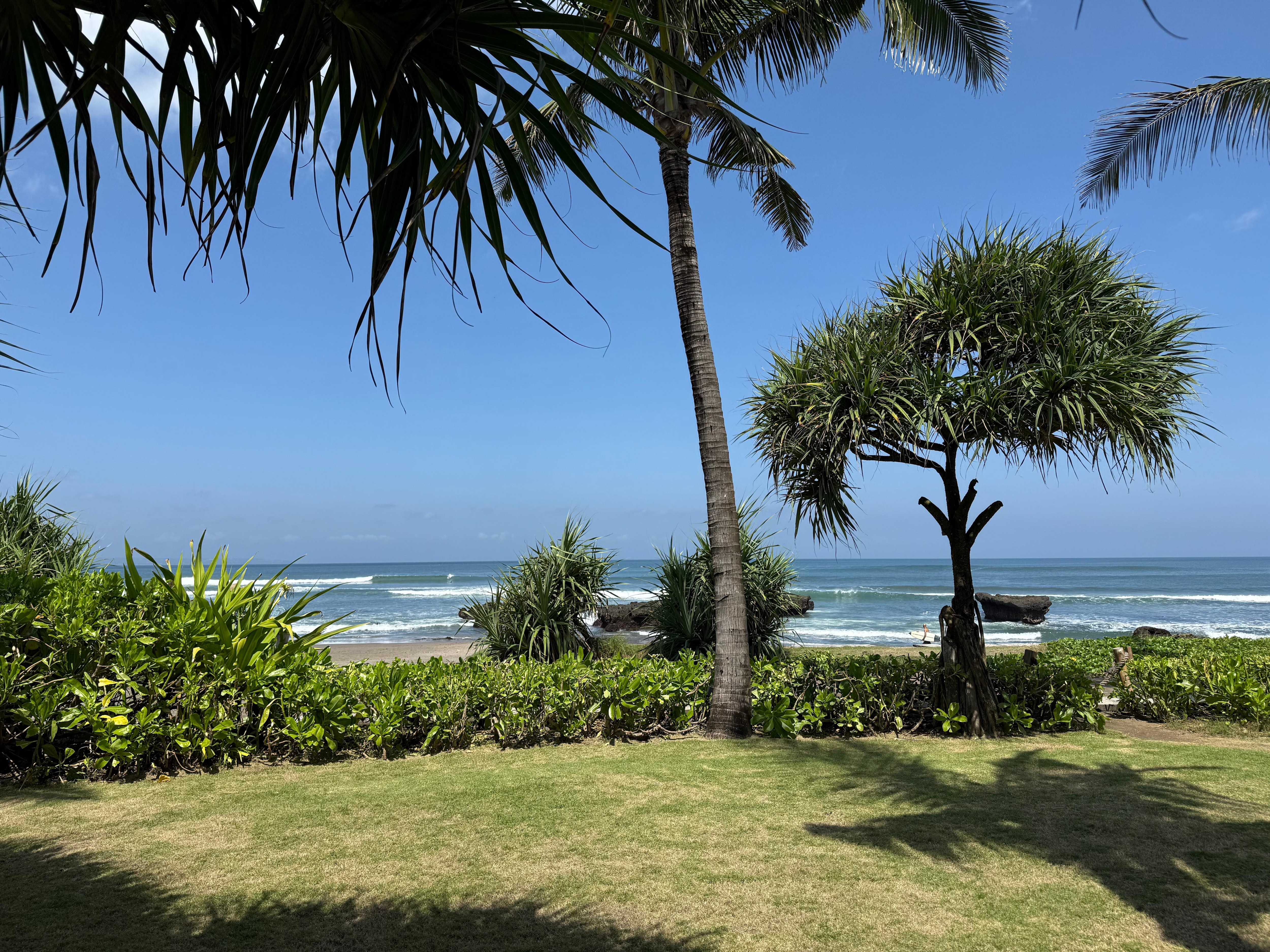 Blick vom Beach Pool