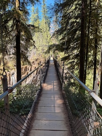 Drift creek trail suspension bridge