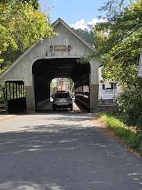 Covered bridge in Woodstock Vermont