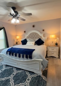 Nice sized master bedroom.