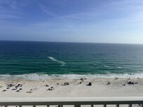 Beach view from
The 13th floor where we were located.