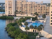 Pool view from the balcony