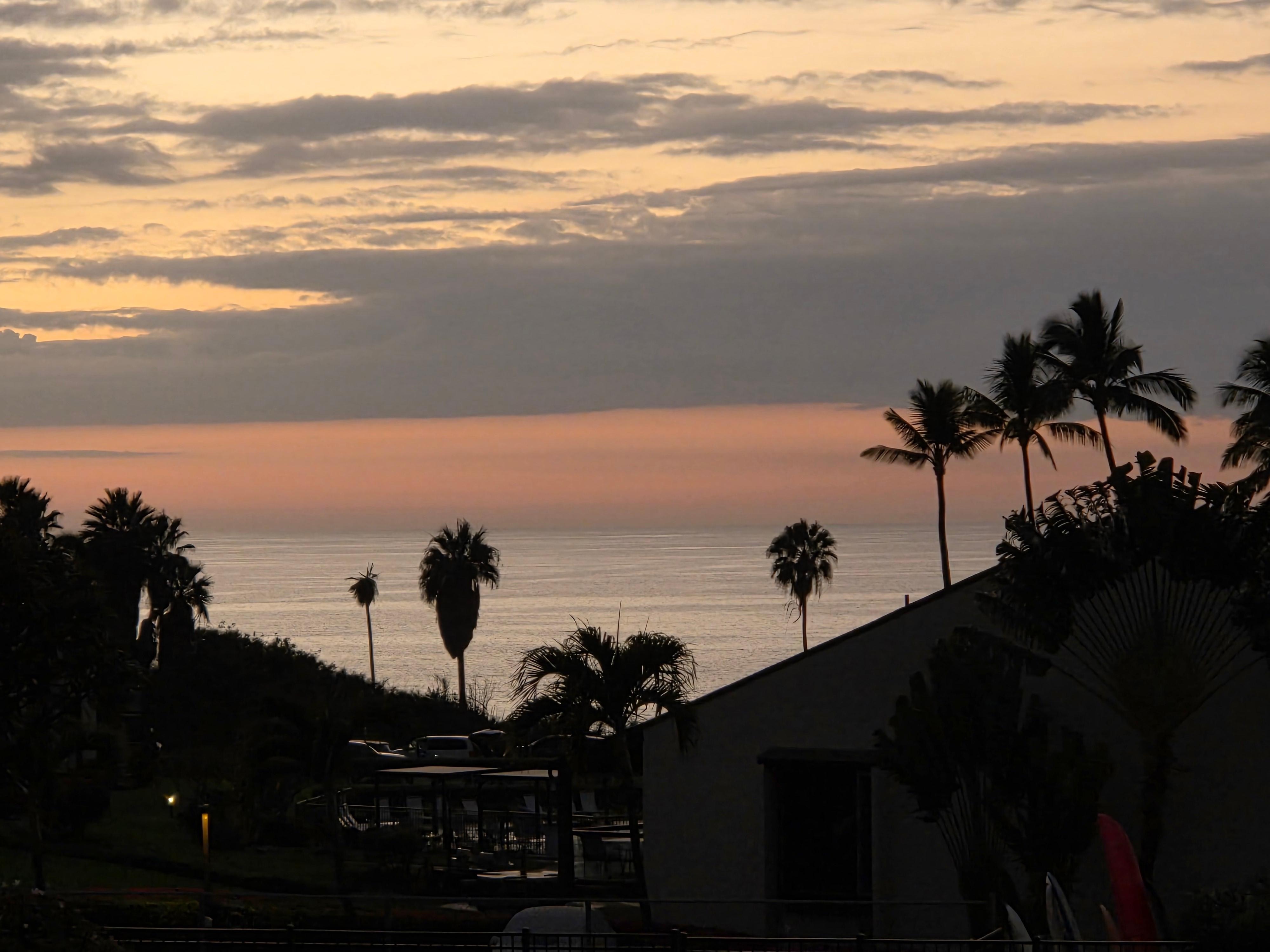 Lanai is great for morning coffee or to watch sunsets