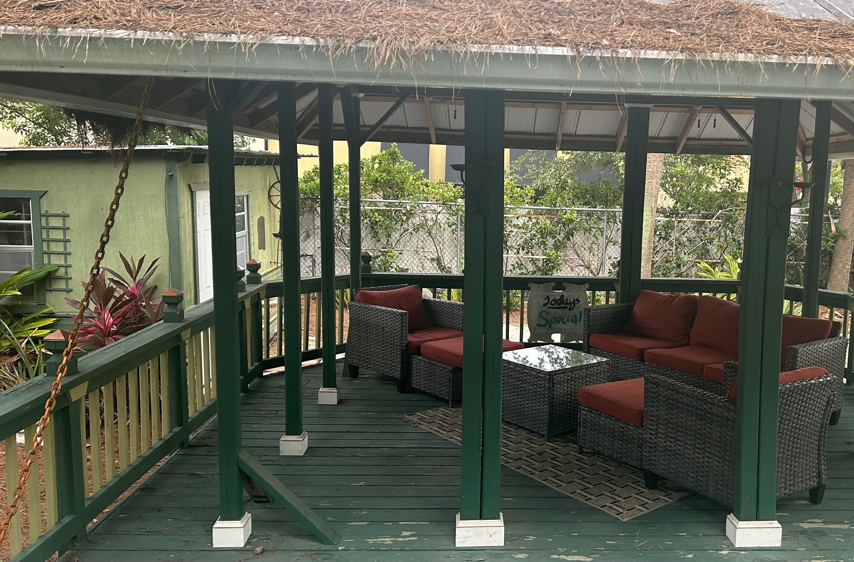 Relaxing back yard spot