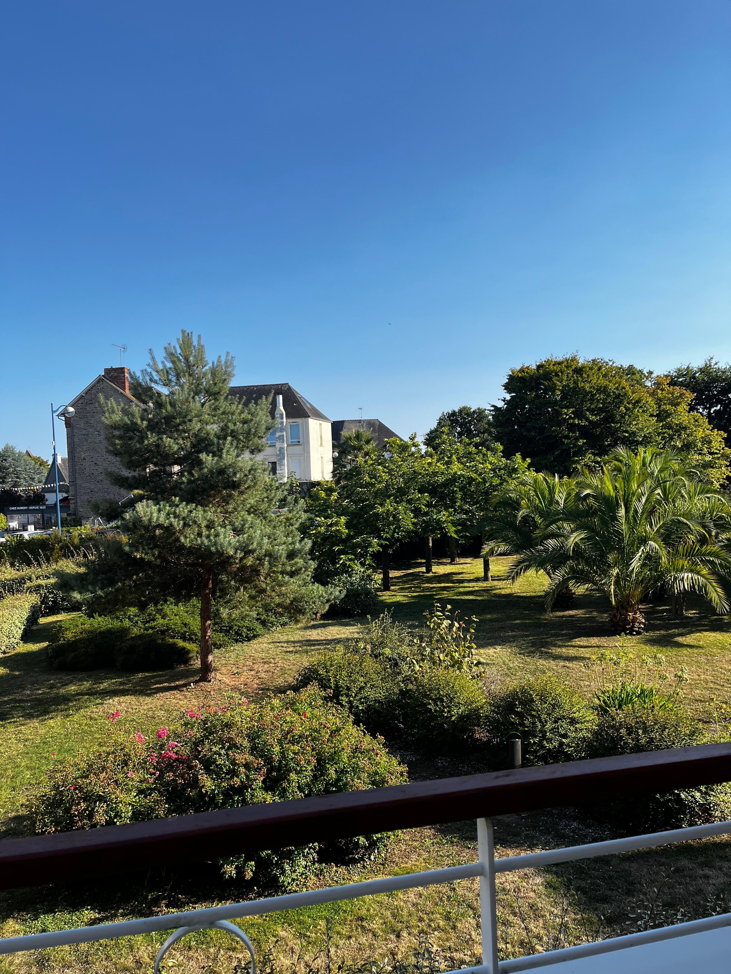 Vue depuis le balcon 