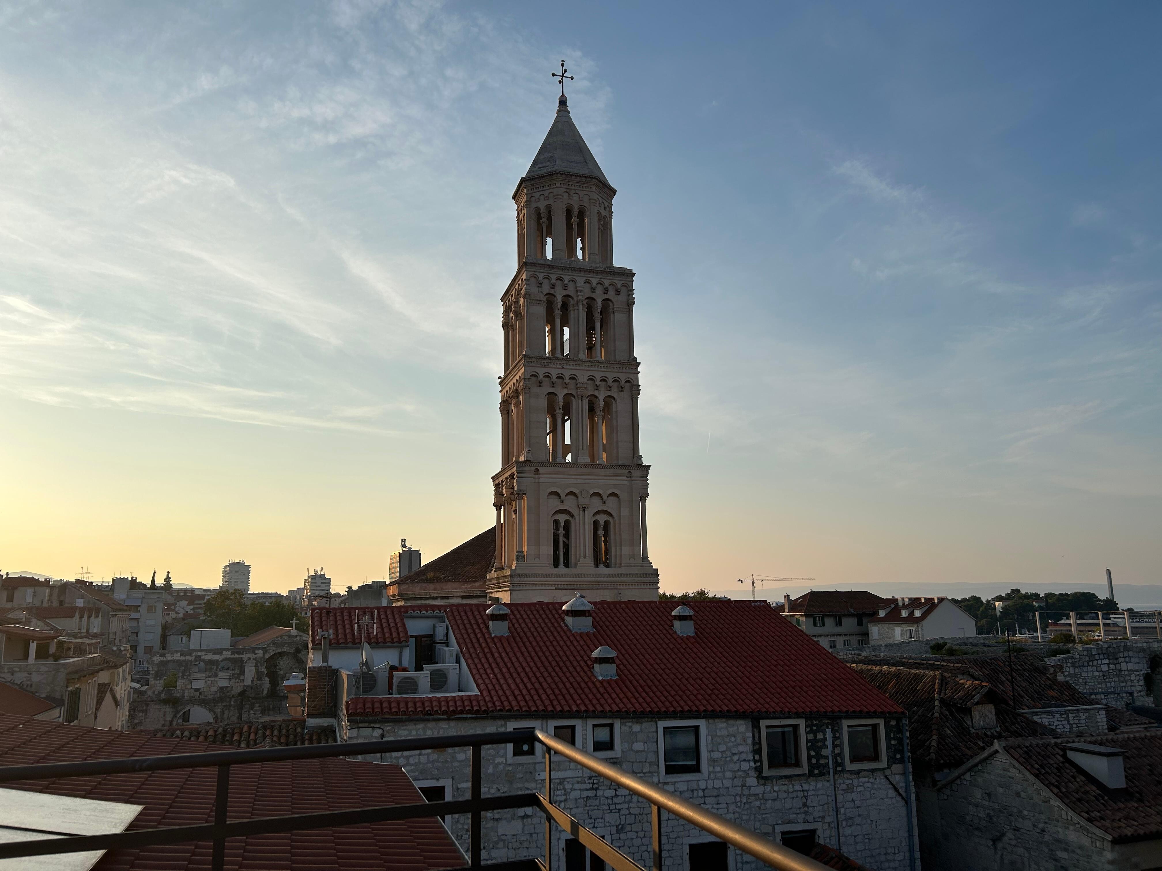 View from roof terrace
