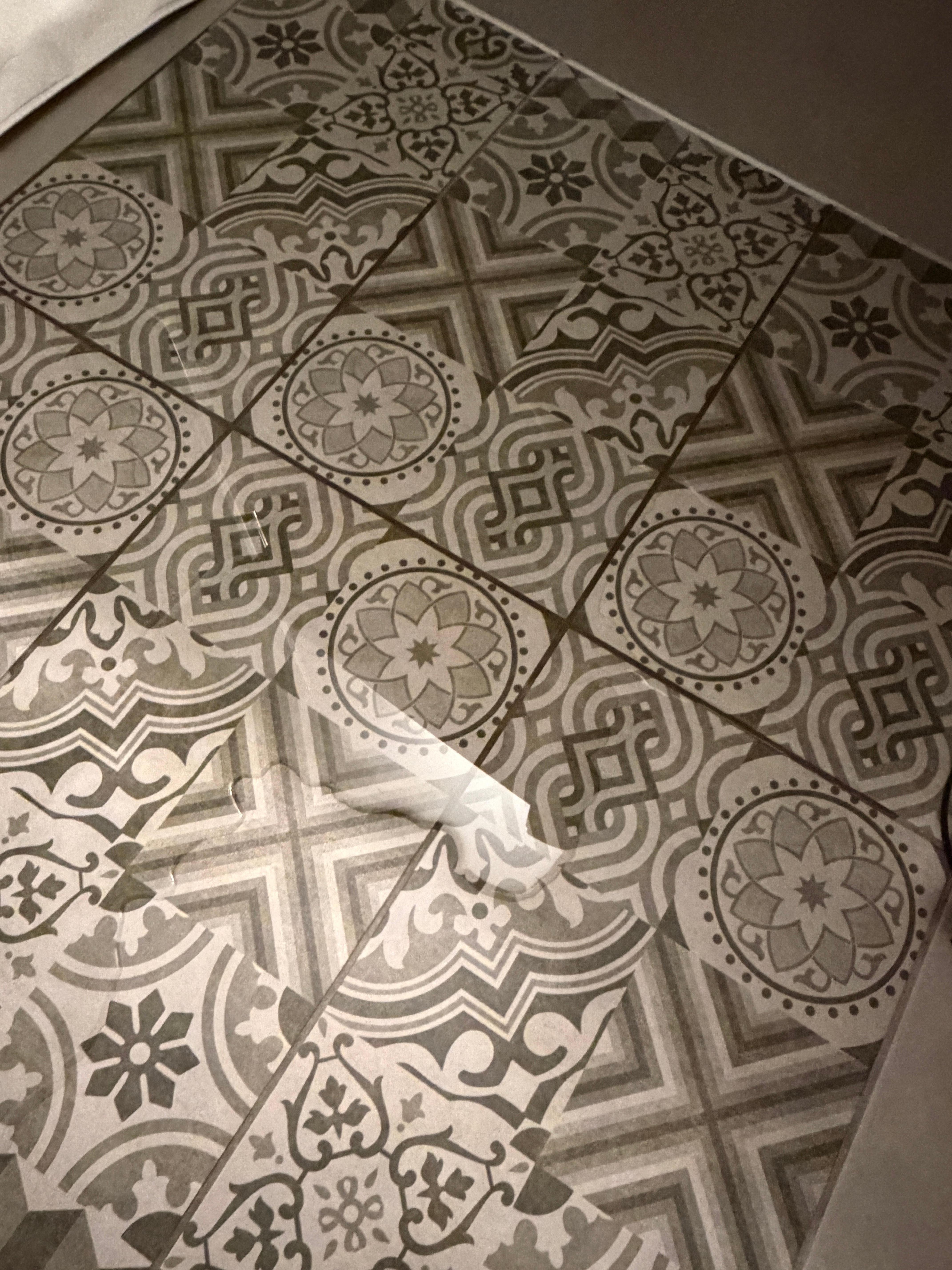 Flooding reached even past the sink