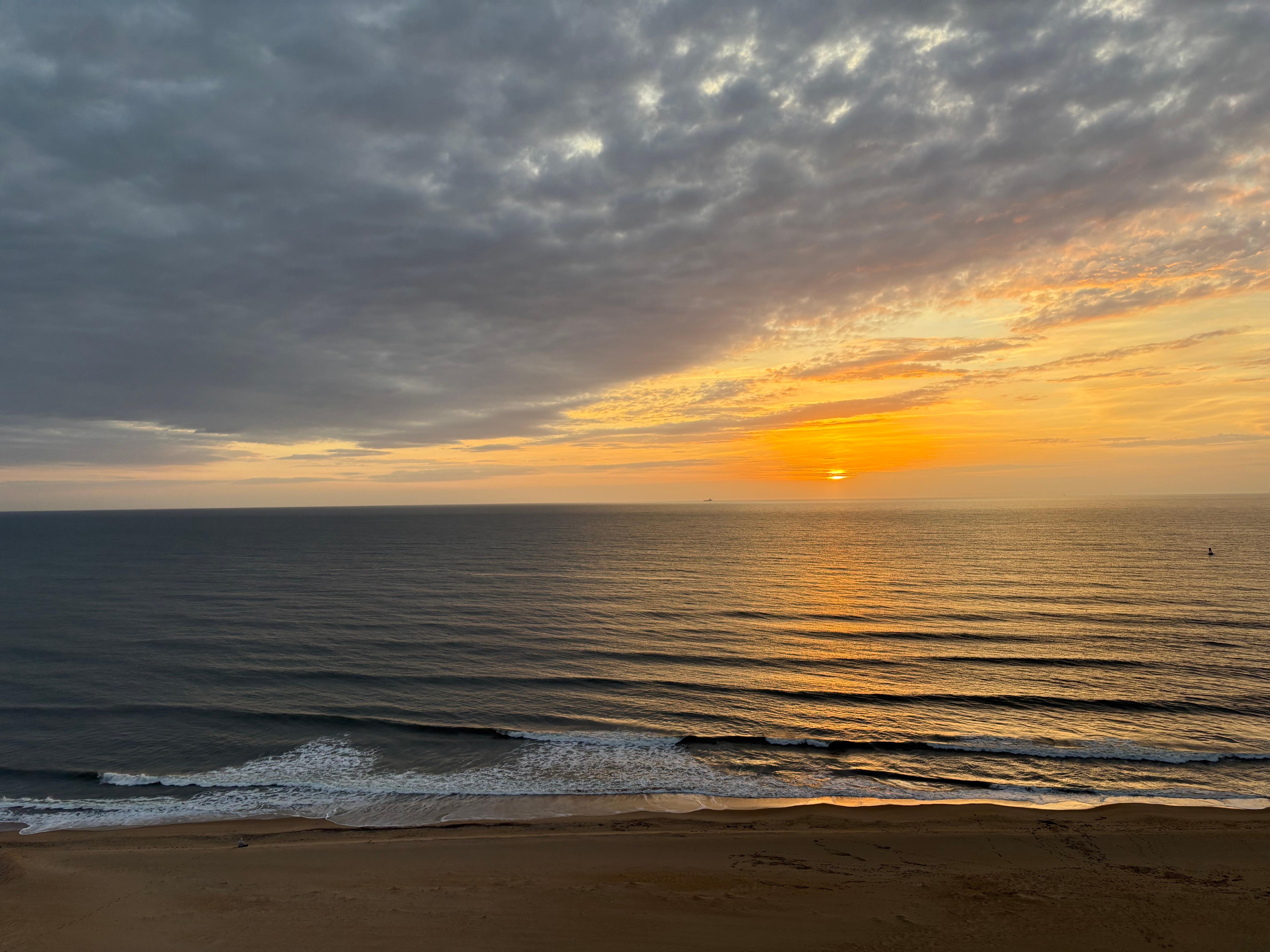 Sunrise from the balcony 