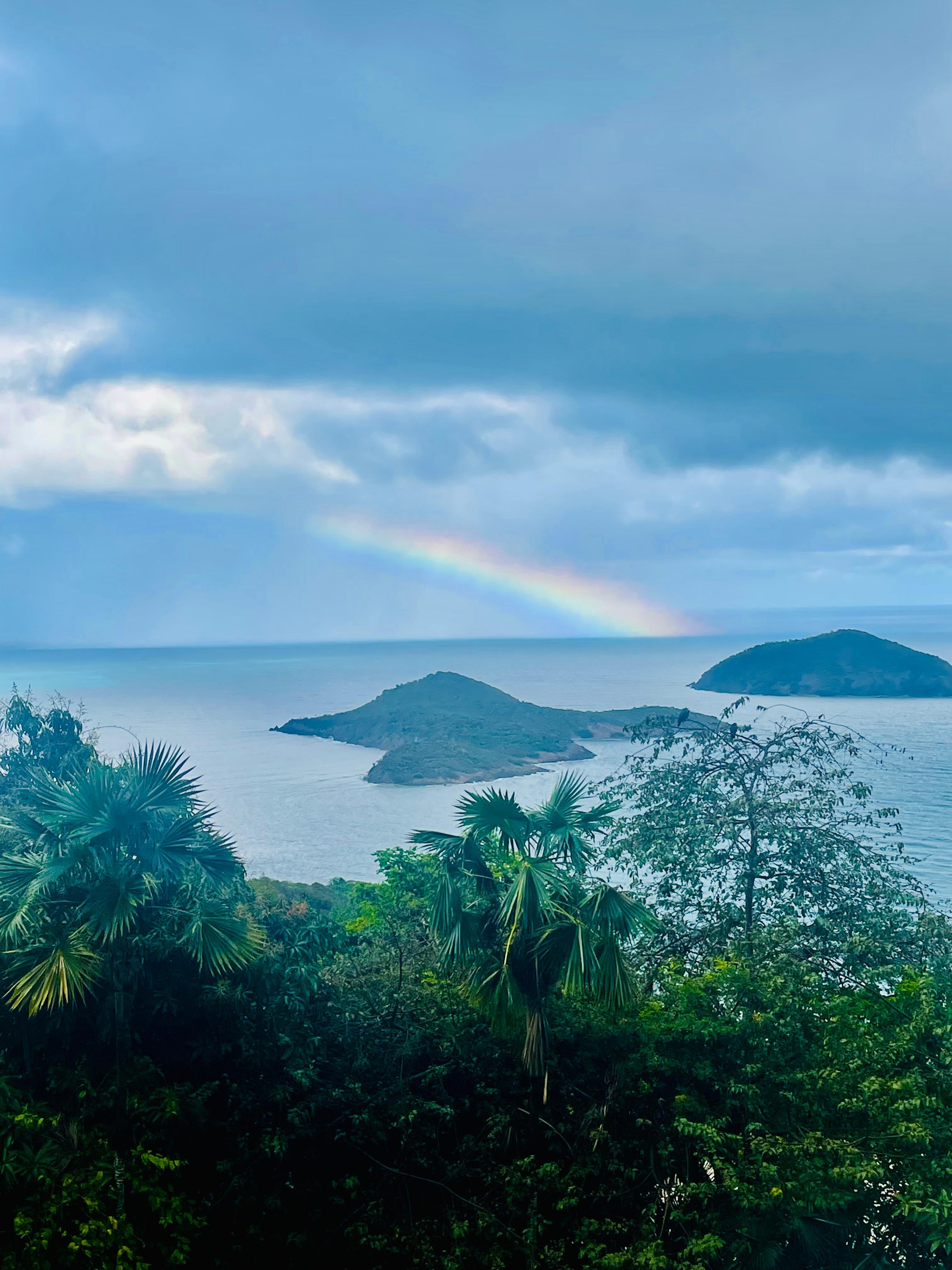 Rainbow from the deck 