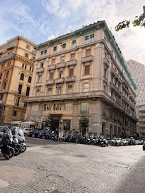 Opposite street corner view of our Building.