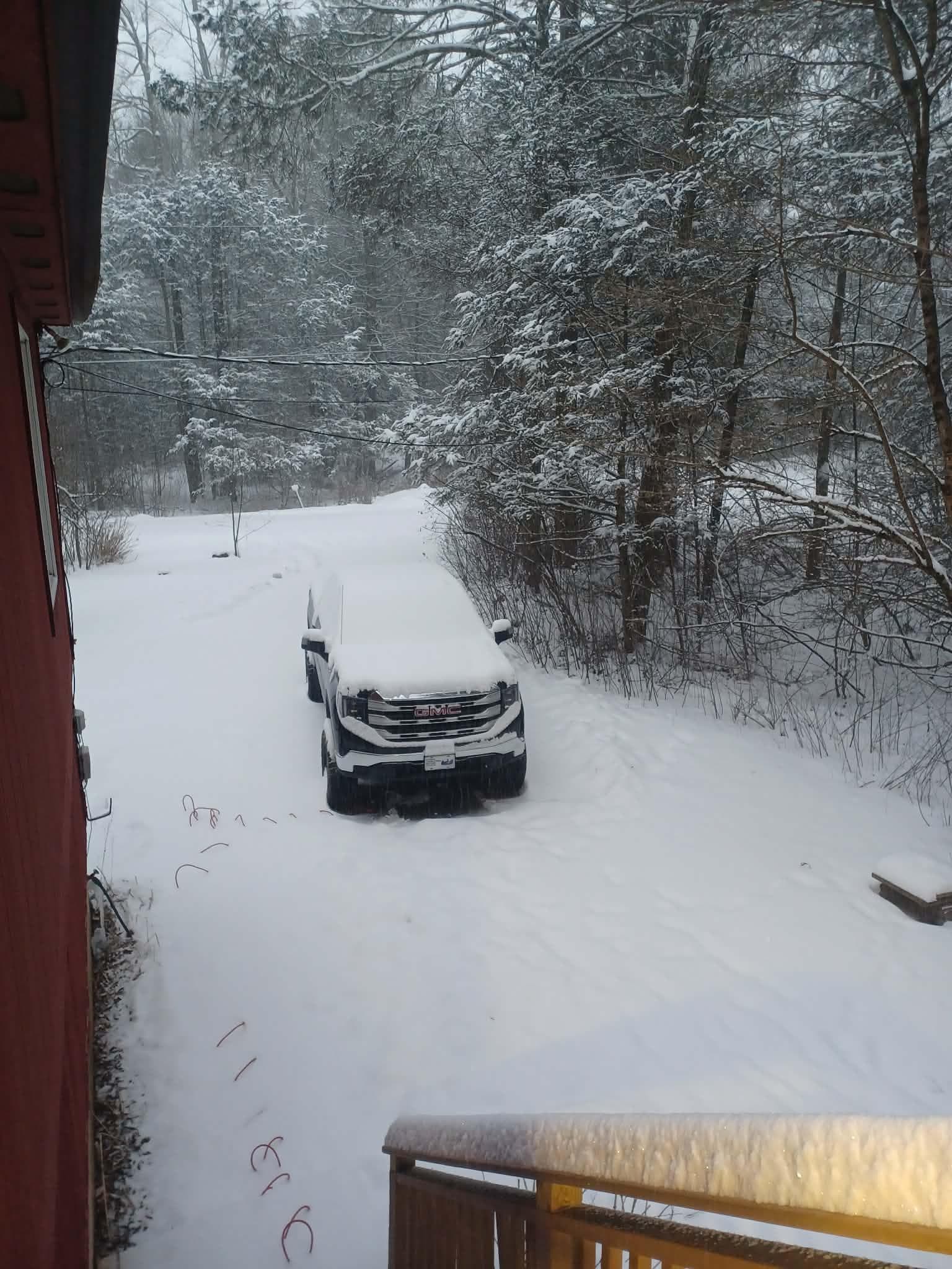 We came for the snow ❄️  and that's exactly what we got. 