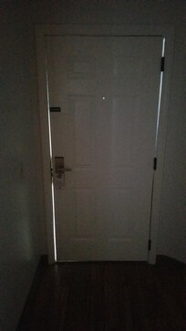 cracks around door frame