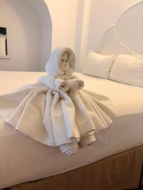 Towel art for our room!