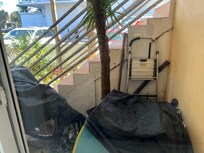 view from the bedroom window