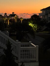 Front porch sunset