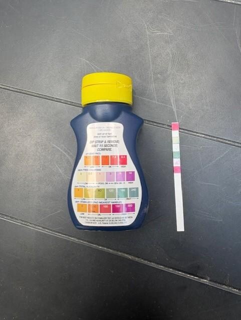 Hot tub water out of balance, no chlorine