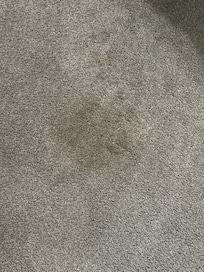 Spots on carpet